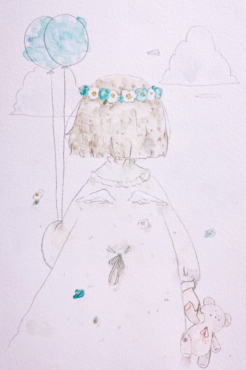 「#私はこういう絵描きです見た絵描き全員参加 切なくてあったかいのを描いてます 天」|みい🕊のイラスト