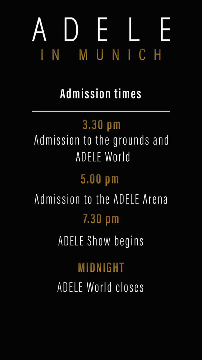 AdeleAccess's tweet photo. #AdeleinMunich Night 2.

See you later!👋 https://t.co/2WPf2XEcxO