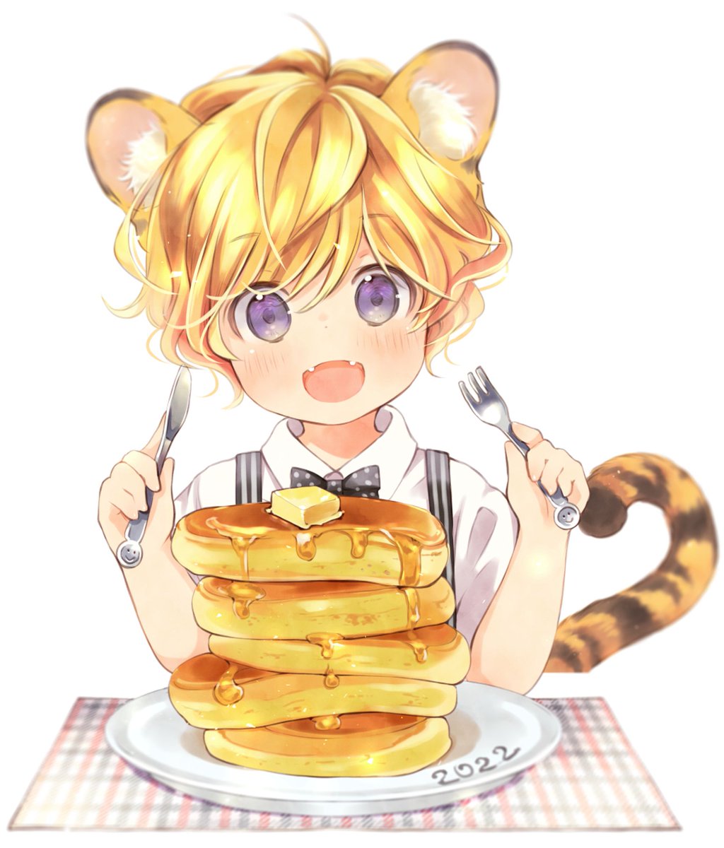「#はちみつの日 メープルシロップを常備してないと蜂蜜をかけるよね 」|玖珂つかさのイラスト