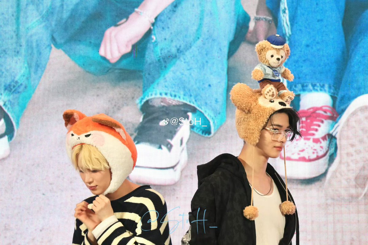 foxnoo and ni-ki bear 🦊🧸