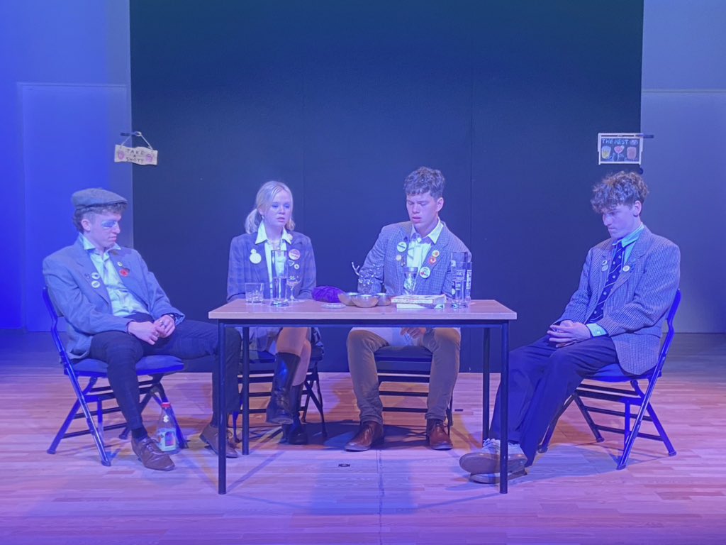 tweedsfringe's tweet photo. @edfringe A very blue shot from Tweeds! #FringeRainbow https://t.co/YBP84sHKkN