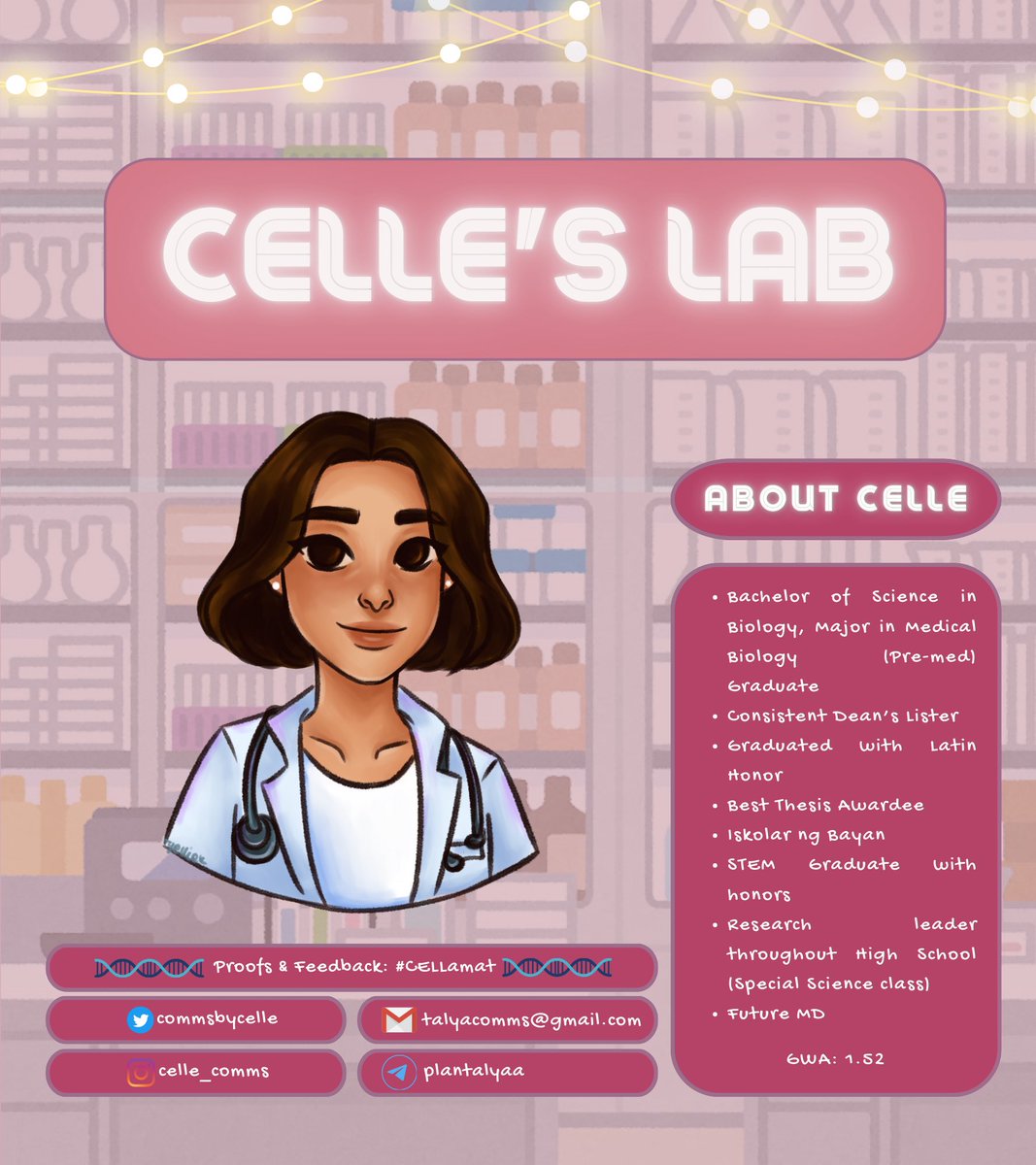 🧬 Ms. Celle | OPEN | RESEARCH, BIO & CHEM tweet media