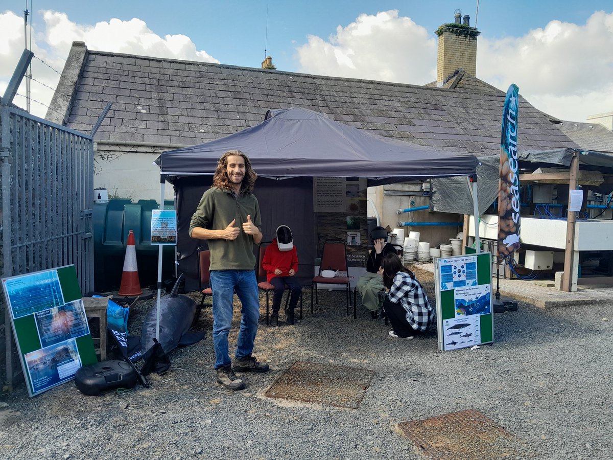 NIMTF's tweet photo. Are you at @QueensMarineLab for their #OpenDay? Come til 3 and hear about #marineprotectedareas 🛡  and #bluecarbon 🌱 to improve protections and management for our different #species and #habitats. 🦭🪿🐋🦀

Wish on a fish to help us achieve #OceanRecovery for all our seas 💪🌊 https://t.co/yH8bRNKGE6
