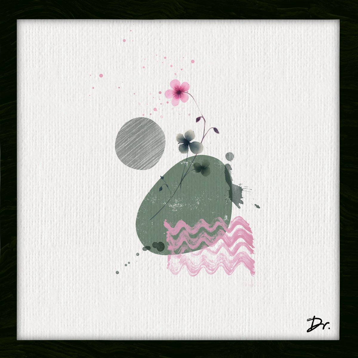 A petite pink bloom sways in a dreamy gentle haze.

An abstract artwork of my imaginary florals.

#BasedBlooms ~ 10 🌺