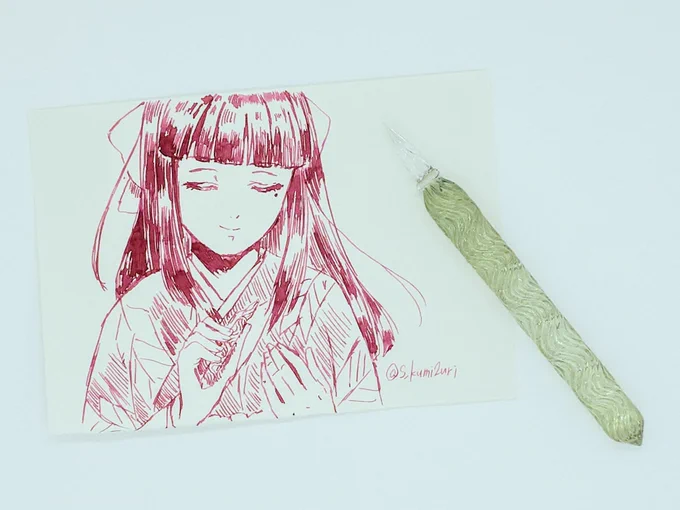 先日ではありますが修理に出してたガラスペンが予想以上の速さで返ってきたうえ綺麗に直っててご多忙なはずなのに驚きの仕事の速さで脳内が宇宙猫になったのはいい思い出です
