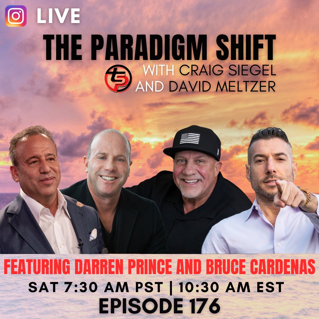 CraigSiegel_CLS's tweet image. 🎉 The 2024 Momentum Continues with Episode 176! Dive into an electrifying conversation with the Handsome @davidmeltzer and the insightful @AgentD_P and @cardenas_bruce. Expect game-changing surprises and profound insights. Time to get buck wild! You don’t want to miss this!…