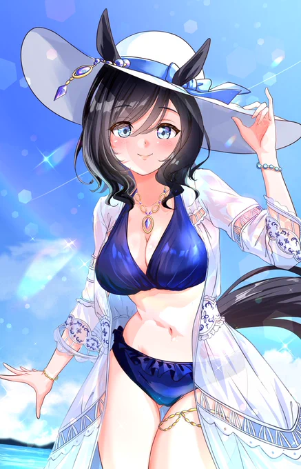 水着フラッシュ#ウマ娘#エイシンフラッシュ 