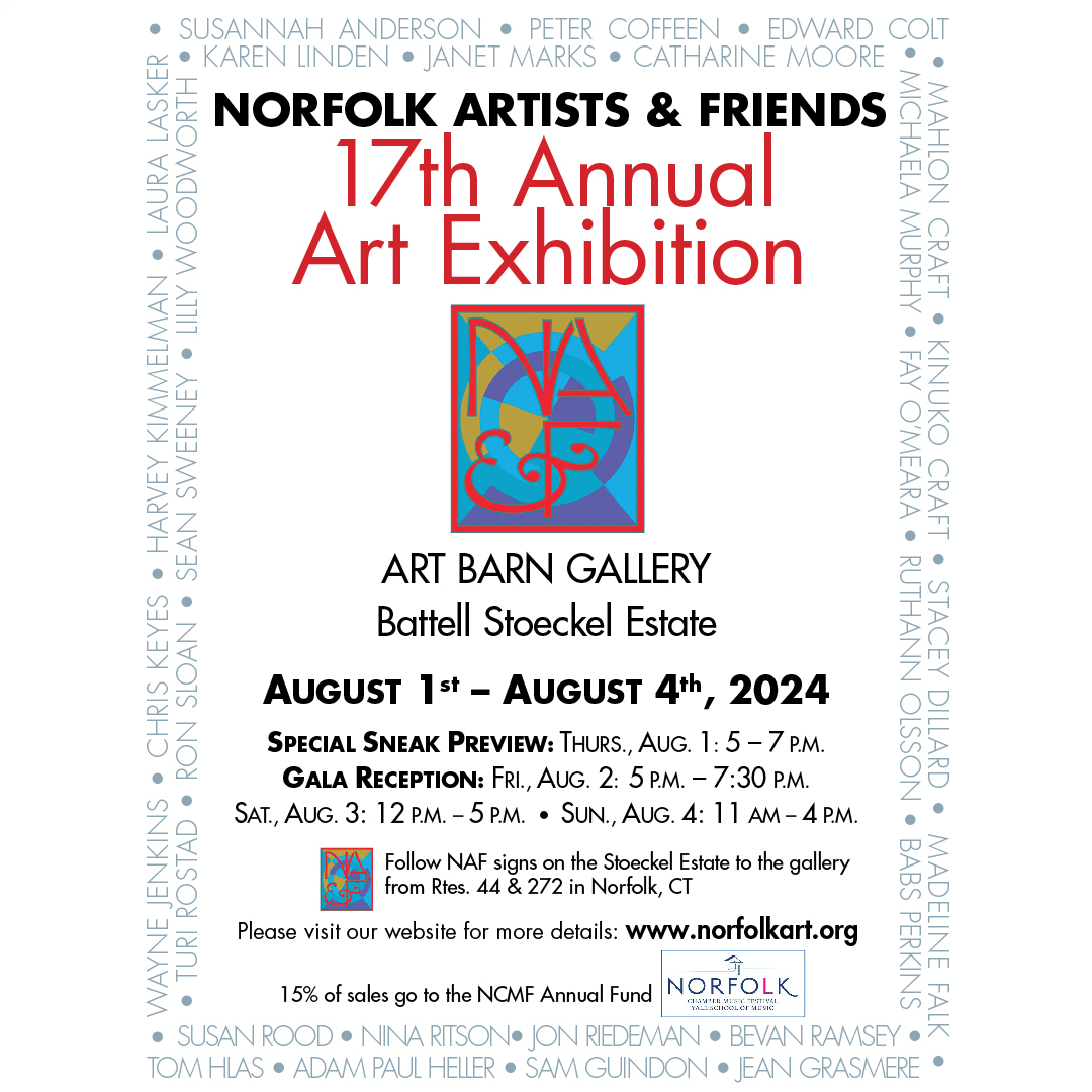 A Festival tradition, this year’s Open House features a children’s concert performed by the Norfolk Fellows, an ice cream social, tours of Whitehouse, and an art show by Norfolk Artists &amp; Friends (NA&amp;F). 

For more info on this FREE event, visit music.yale.edu/concerts-summe…