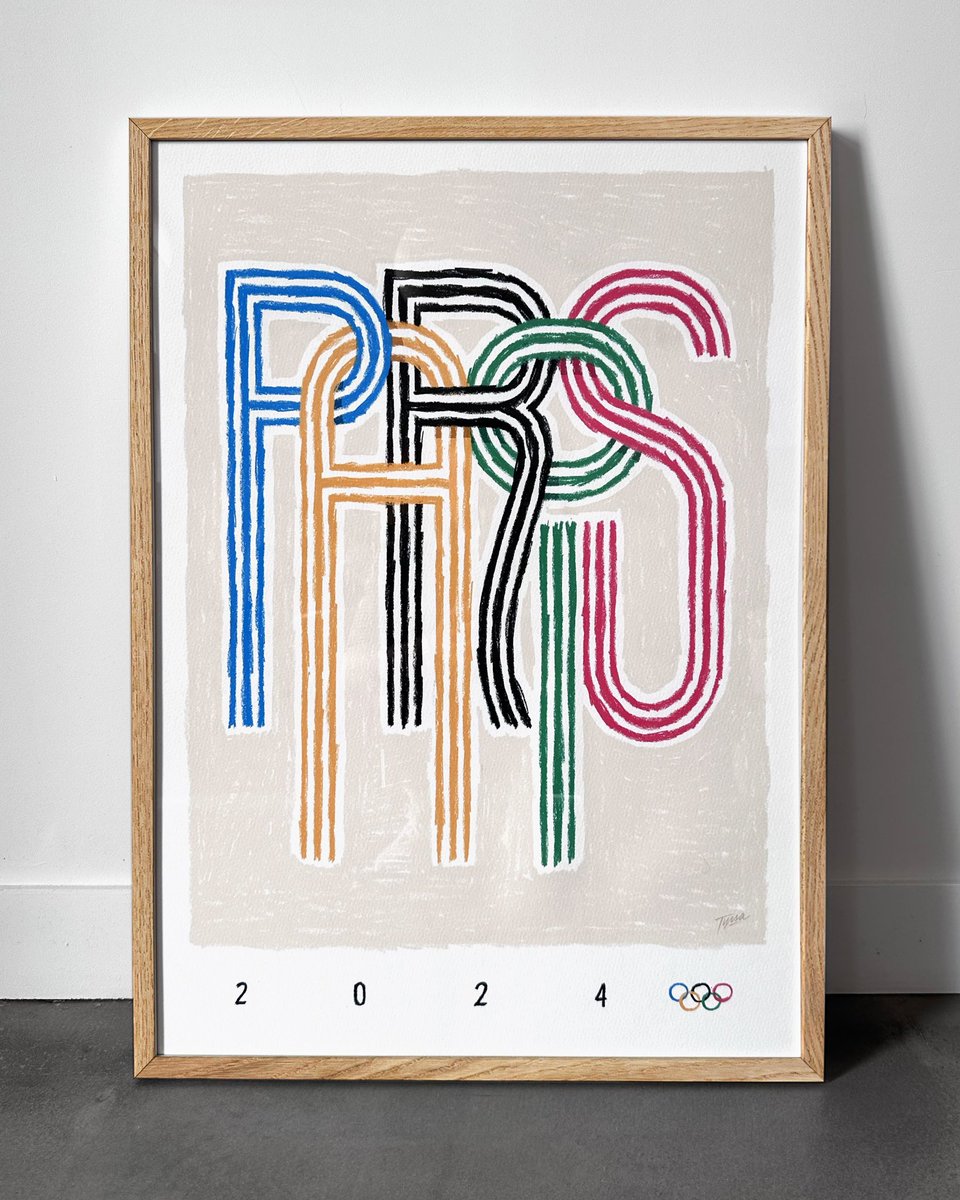 My PARIS 2024 poster is now available on my online store.

➡️ shop.tyrsa.fr/product/paris-…

50x70cm. Unframed.
@paris2024 @olympics #paris2024