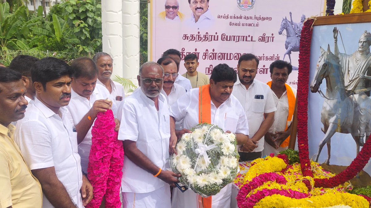 KPRamalingamMP's tweet photo. மாவீரர் தீரன் சின்னமலை நினைவிடத்தில்   மாவட்டத்லைவர்கள் சுதிர்முருகன்,சுரேஷ்பாபு ,இராஜேஷ் பொதுச்செயலாளரகள் கலைச்செல்வன், முரளீதரன்,இராஜேந்தரன் , வெங்கடாஜலம் Ex mla, மாவட்டசெயலாளர் செந்தில்குமார் மற்றும் நிர்வாகிகளுடன் ‘பாரத்மாதாக்கு ஜே ‘என்ற முழக்கத்துடன் அஞ்சலி செலுத்தினோம் , https://t.co/HLB6SCt2kC