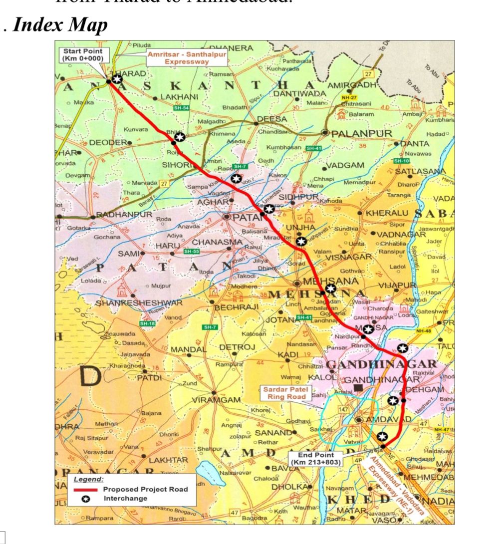 Centre approves 6-lane Tharad-Deesa-Mehsana-Ahmedabad National High-Speed Corridor and 7 other projects