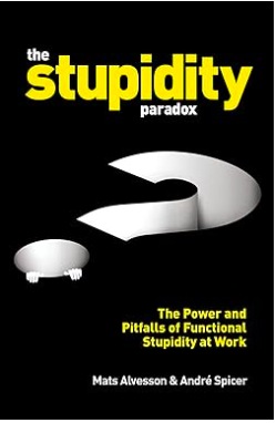A study by psychologists at the University of Virginia "found that over half of the people they tested would rather give themselves electric shocks than sit and just then for between 6 and 11 minutes". In 'The Stupidity Paradox', Mats Alvesson &amp; Andre Spicer