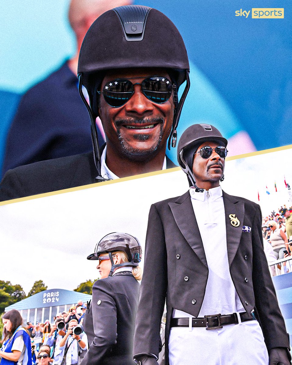 Rapper Snoop Dogg pictured in FULL equestrian kit in Paris 😅
