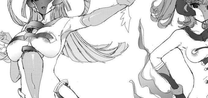 夜縛エクストラに登場する正義のヒーローチーム・エクセルフラワーミューズのメンバー2名のビジュアル解禁!!
性格・戦闘スタイルや設定も解説❗️
そしていきなりのオマケ壁尻ラフイラストも!?😆

FANBOX https://t.co/xd5GvlWFac
ファンティアhttps://t.co/73edEpYeYL
cien https://t.co/eg6JLFznOU 