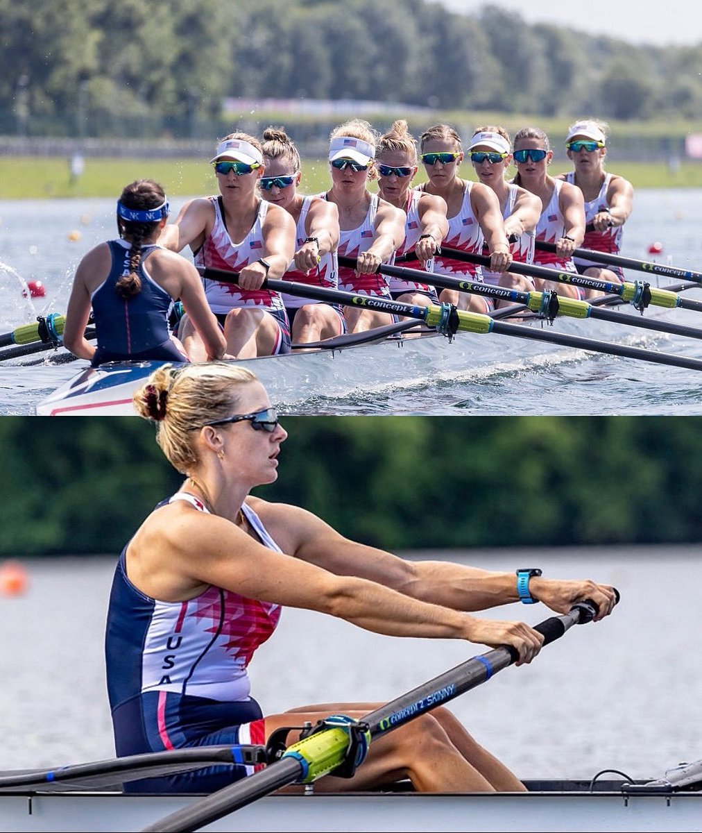 NDRowing's tweet photo. The Women’s 8+ finished 5th in the final to close out racing, just .024 seconds shy of the team’s Olympic best in history! 

We are so proud of Molly and all of Team USA! 

#rowirish☘️ #teamusa #OlympiansMadeHere https://t.co/F8gketYvpA