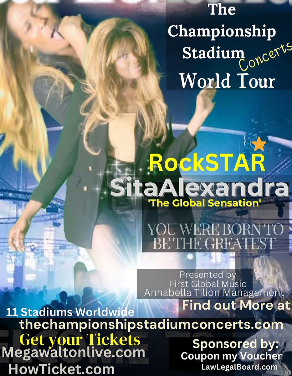 SitaAlexandra1's tweet photo. #SitaAlexandra 
#SitaAlexandratour
#WelcometotheChampionship 
#thechampionshipstadiumconcerttour https://t.co/kEefpcMFI0