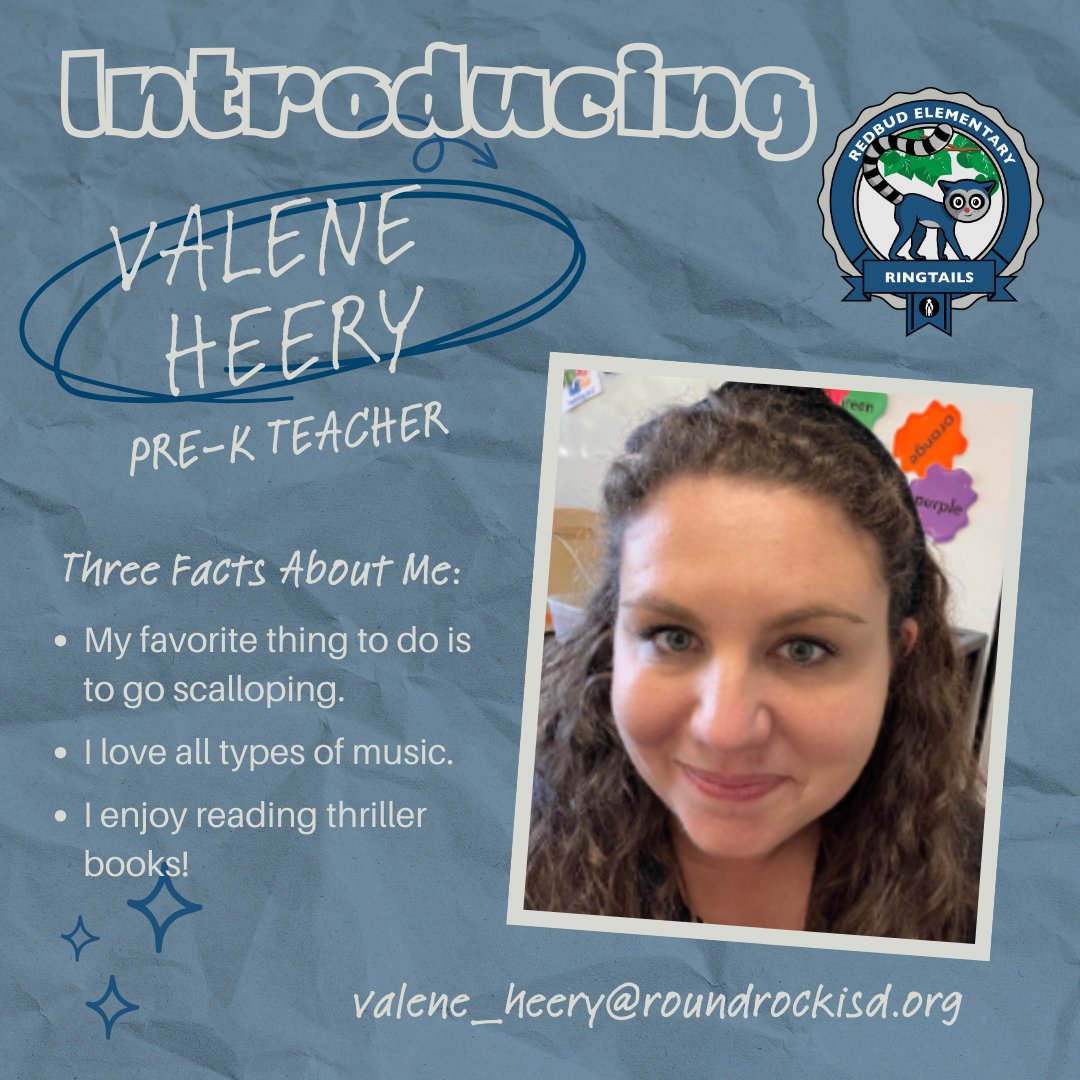 We are excited to welcome another new Ringtail who will teach our four-year-olds! #RBEWeAreFamily