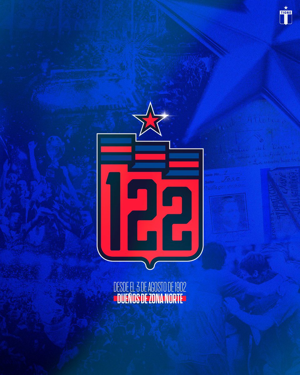 catigreoficial's tweet photo. 122 años de lealtad, amor y pasión. 122 años de historia, de recorrer Sudamérica y de tener la tan ansiada estrella. 

¡Felicidades, Familia Matadora! 💙❤💙 https://t.co/bBYdo7bpN7