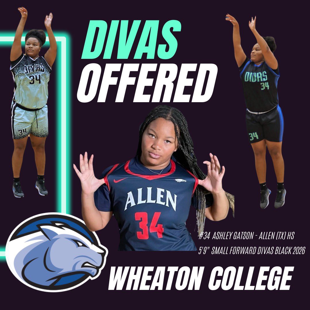 The summer is ending nicely for Ashley Gatson from @ALLEN_GBBALL with an offer from <a href="/WheatonWBB/">WheatonWBB</a>