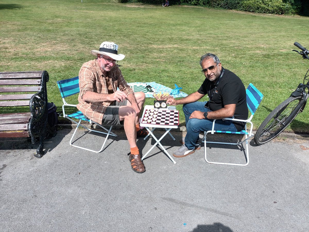 Our very Own <a href="/WahidRashid6/">Wahid Rashid</a> has played a game of Draughts and has just gone and beaten the master. #PositiveVibes #Engagement #communitycohesion