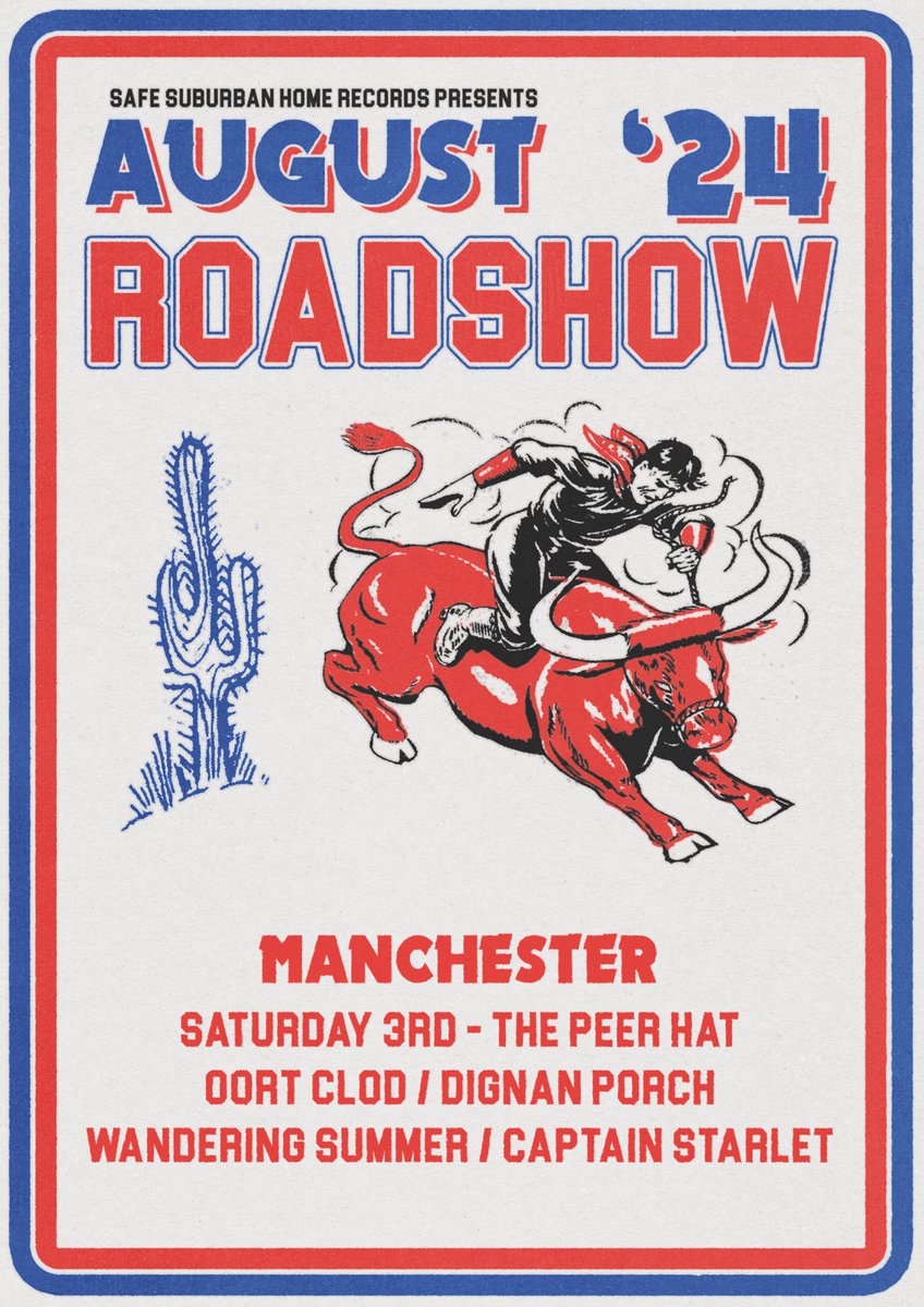 These shows have been so great so far! Tonight we hit <a href="/The_Peer_Hat/">The Peer Hat</a> in Manchester, with the wonderful Oort Clod hosting. Joined by an all star cast of <a href="/GeddyLaurance/">Geddy Laurance and the Wandering Summer</a> <a href="/DignanPorch/">DIGNAN PORCH</a> <a href="/captain_starlet/">Captain Starlet</a> Tickets available to about 5:00, then it’s pay on the door. Tickets in bio.