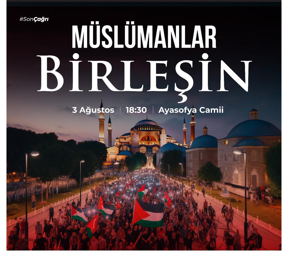 latiferdogan46's tweet photo. Mazlum ve cesur bu milletin, Filistin halkının sesini duyurmaya sözümüz var!🇵🇸🇹🇷
#ismailhaniye
#sonçağrı
#IsmailHaniyeh #Ayasofya https://t.co/uOungRbDVo