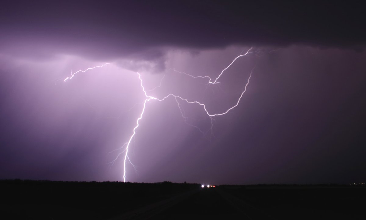 The skies came alive in central Alberta early this morning. Thor was in a surly mood and decided it was time to wake up anyone who was living along the Highway 13 corridor between Winfield and Camrose. Photos taken between 1:00-3:00AM MDT.

#ABStorm #ShareYourWeather #StormHour