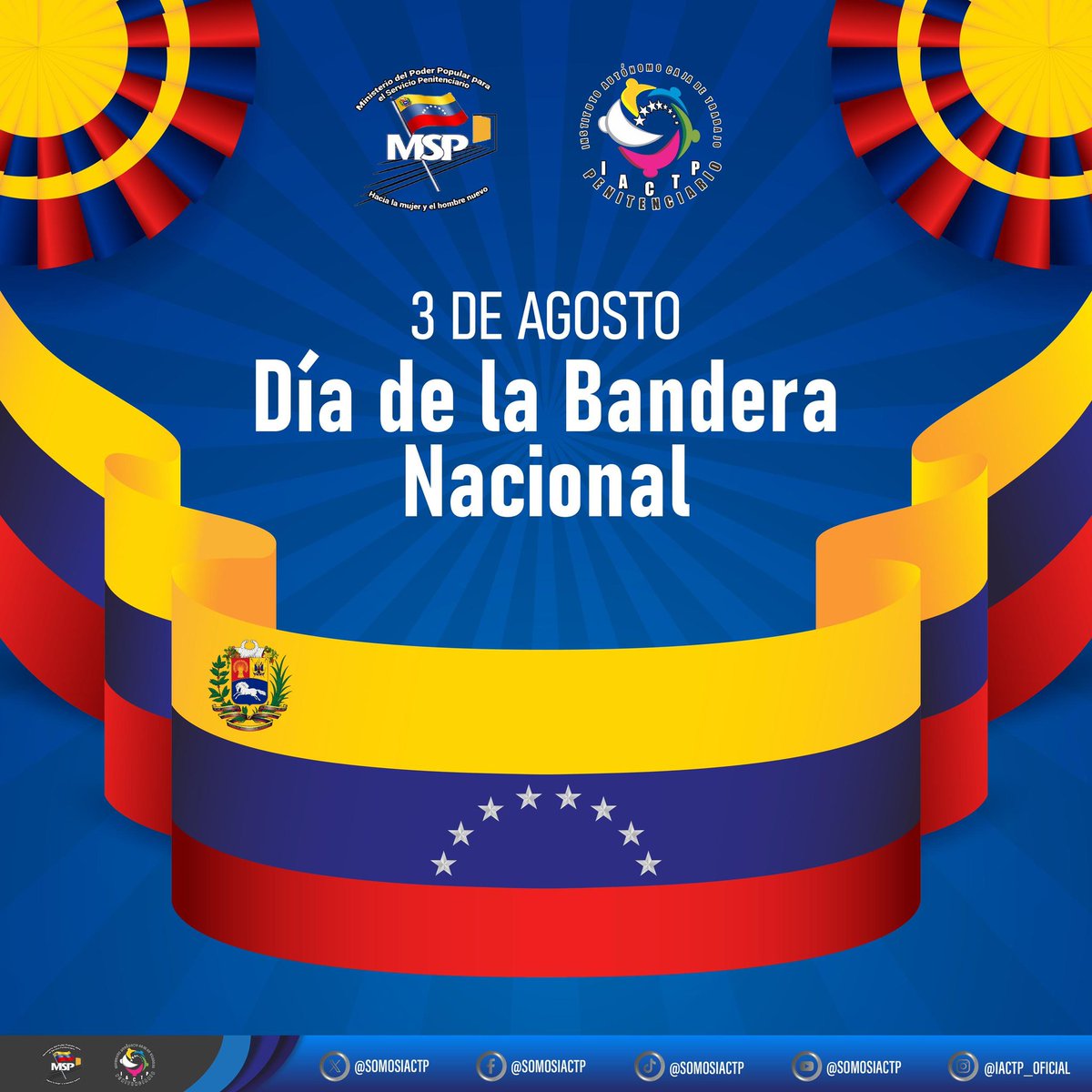 SomosIactp's tweet photo. Un día como hoy, 3 de agosto, pero en 1806, hace ya 212 años, el Generalísimo Francisco de Miranda junto a su Expedición Libertadora tocó tierra venezolana en la Vela de Coro y ondeó por primera vez en el país la bandera tricolor.

#Paris2024 https://t.co/xd4EBbRKbz