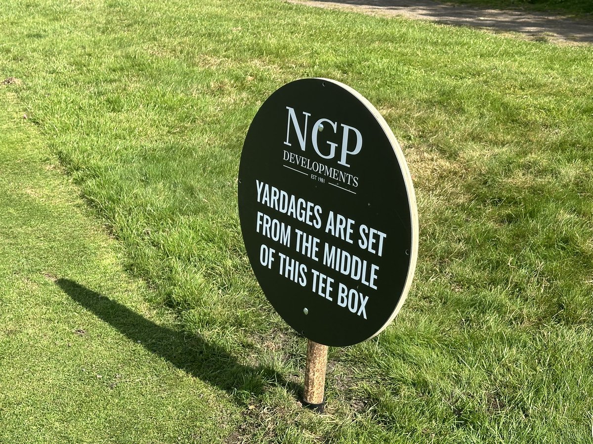 I Huge thanks to NGP Developments for supporting the club with these awesome distance markers on our practice ground👏👏👏👏