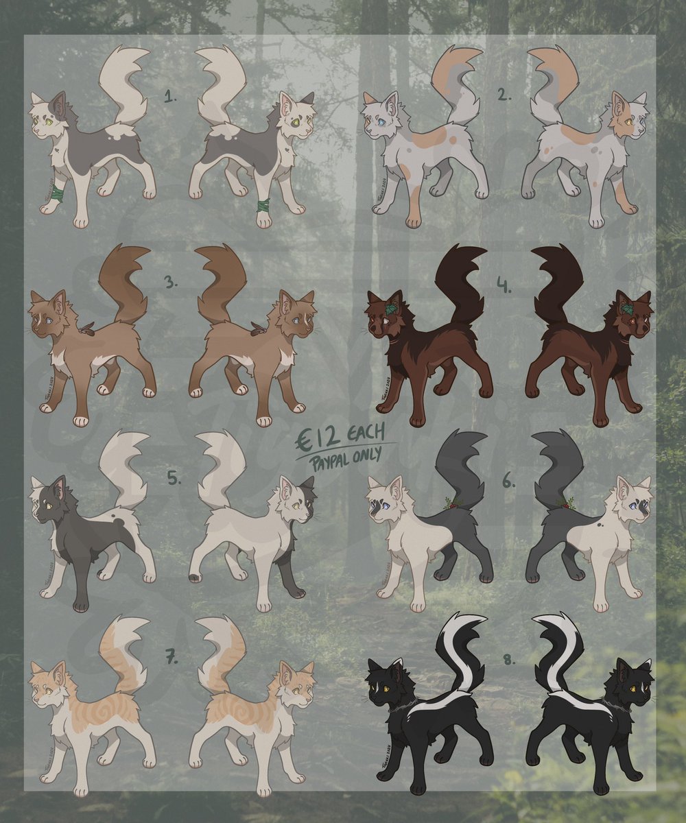 Please share!

I’m still trying to raise some funds for the remaining costs of my kitty’s cremation and prior vet costs— so I’ve made some more adopts 💛

€1️⃣2️⃣ each, PPal only