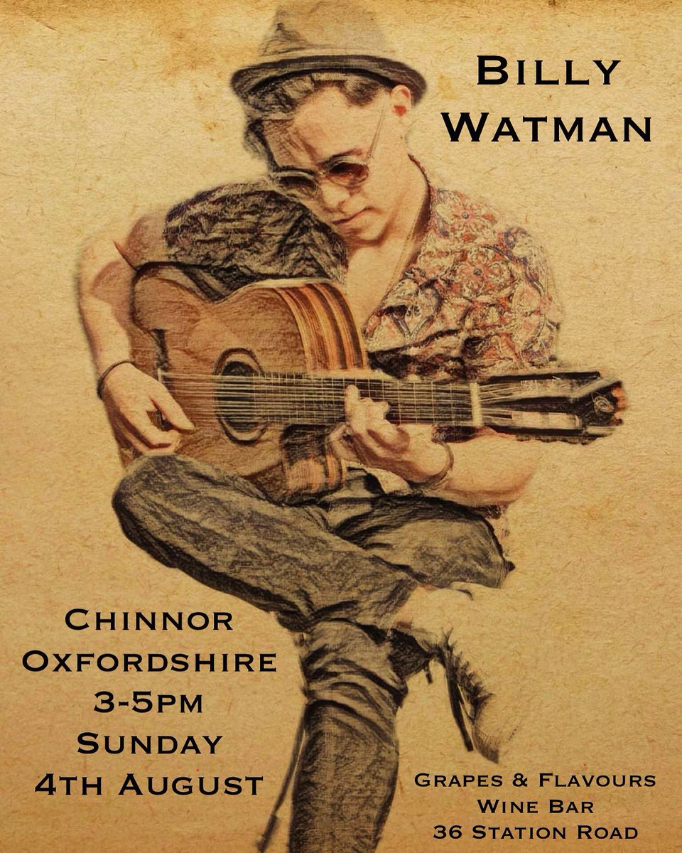 Live Music in Chinnor, Oxfordshire UK Sunday Aug 4th #chinnor #flamenco #classicalguitar #oxfordshire #grapesandflavours