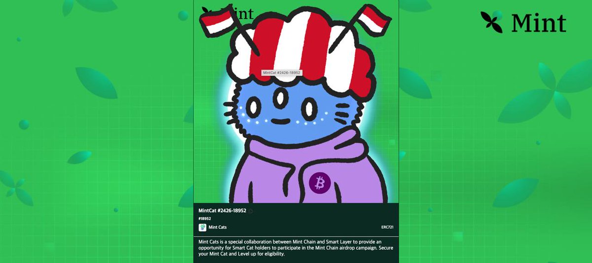 havelaw11's tweet photo. MintCat 관련📌

#SmartCat 하셨던 분들에게 익숙한 #MintCat 관련해 알림드립니다.

민트캣 레벨 4이상은 Mint Expedition NFT의 일부가 되며 $MINT 에어드롭을 받을 수 있다고 공지가 되었으니 참고하시기 바랍니다 (많은 수량은 아닐지도?)

혹시 제 민트캣과 데이트 하실분 계시나요? [18952] 데이트 신청해주시면 바로 수락하겠습니다. 또는 댓글에 달아주시면 신청갈게요. 근데 하시는 분들이 계실지는 모르겠습니다. 데일리 작업에 넣고 진행해보세요!

https://t.co/3ozmYyi46D