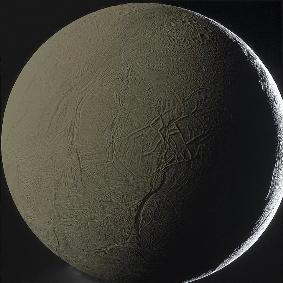 physicsworld03's tweet photo. Enceladus by Saturnshine

📸: Cassini https://t.co/Nu6XIxSUvf