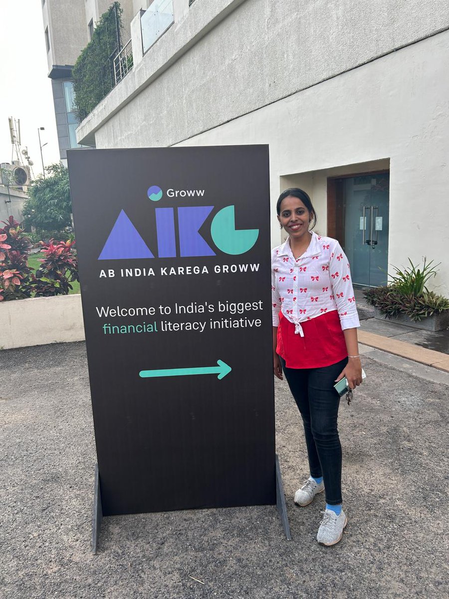 eurekabyreshma's tweet photo. Investing Money has always been a challenge. But since I learnt about @_groww , it made things so easier. Today, they are hosting an amazing show which I'm sure will empower a lot of individuals. For India to develop, it's important for every individual to Grow. Kudos to @_groww https://t.co/Vr5w5GpRZd