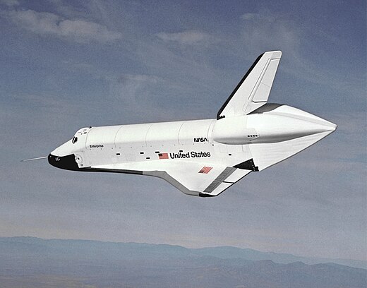 The first NASA shuttle craft named Enterprise 