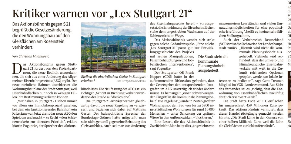 War die Kritik an der <a href="/StZ_NEWS/">Stuttgarter Zeitung</a> („Berichterstattung wie in ihren schlechtesten Zeiten“) voreilig oder wirksam?
