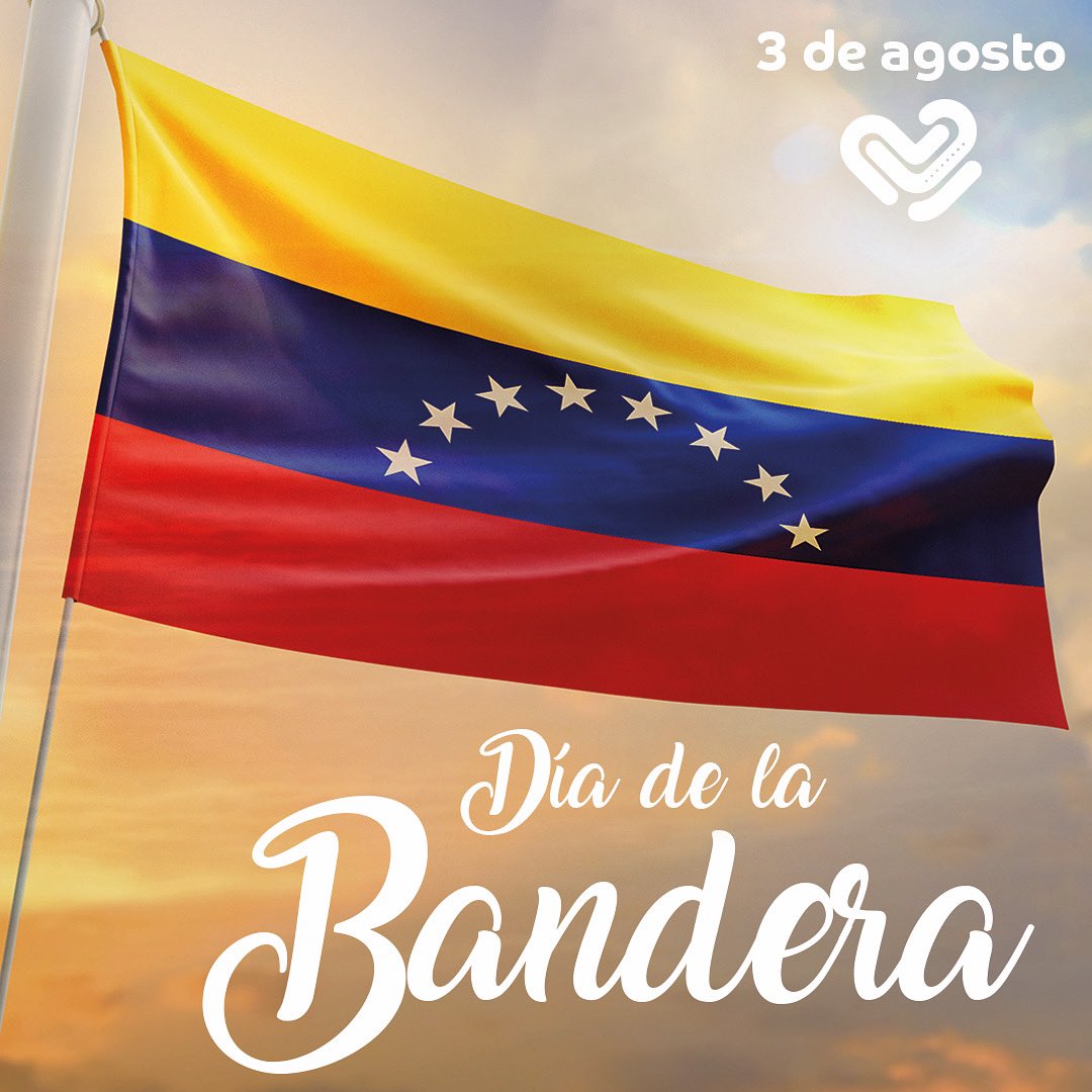 💛💙❤️Hoy celebramos el Día de la Bandera Nacional en Venezuela. 

Hace 212 años, Francisco de Miranda y su Expedición Libertadora ondearon por primera vez la tricolor en La Vela de Coro. 

Amarillo por nuestras riquezas, azul por el mar Caribe y rojo por la sangre de la