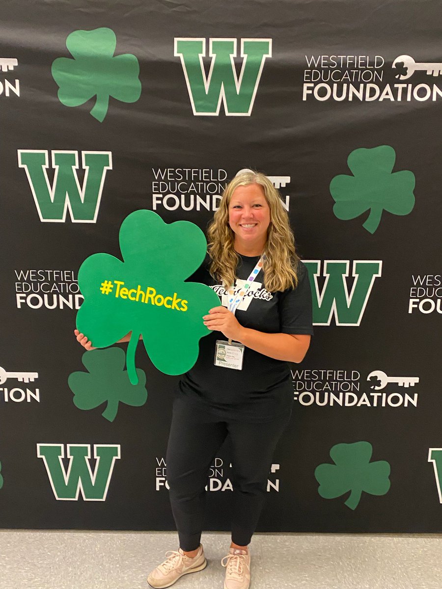 szackeducation's tweet photo. We had a few of our WWES teachers present at the #TechRocks Conference. Proud Principal! @WoodsLeaders https://t.co/mU6YJRKYno