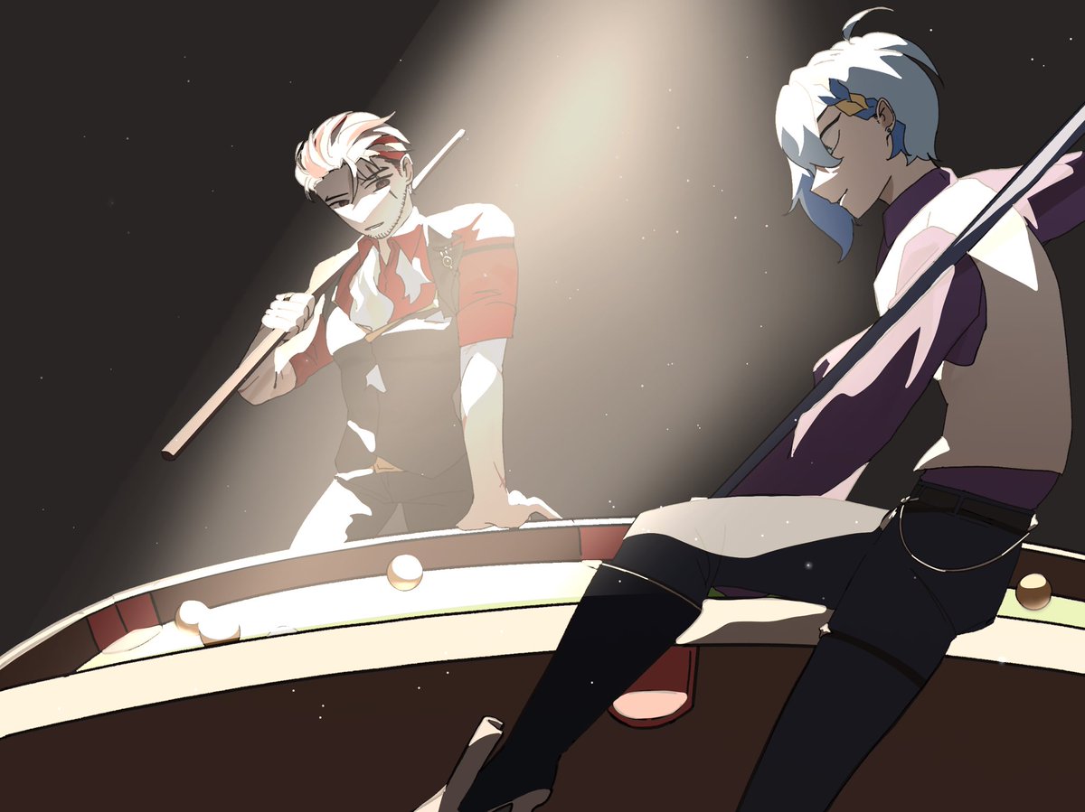 #angboart #sen5_art
당구내기 너무 재밌었다