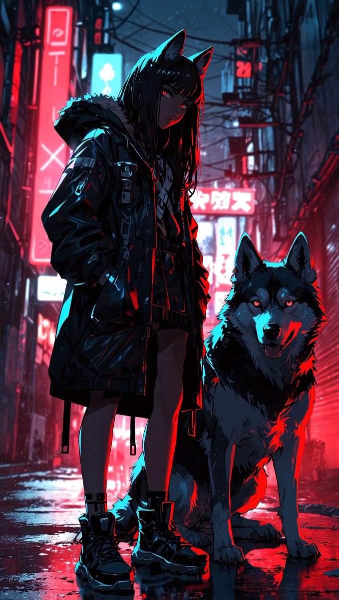 nashu_web's tweet photo. “Darkness Step.”
#AIart #AIイラスト #CyberDogs https://t.co/HHK2ZFaLRE
