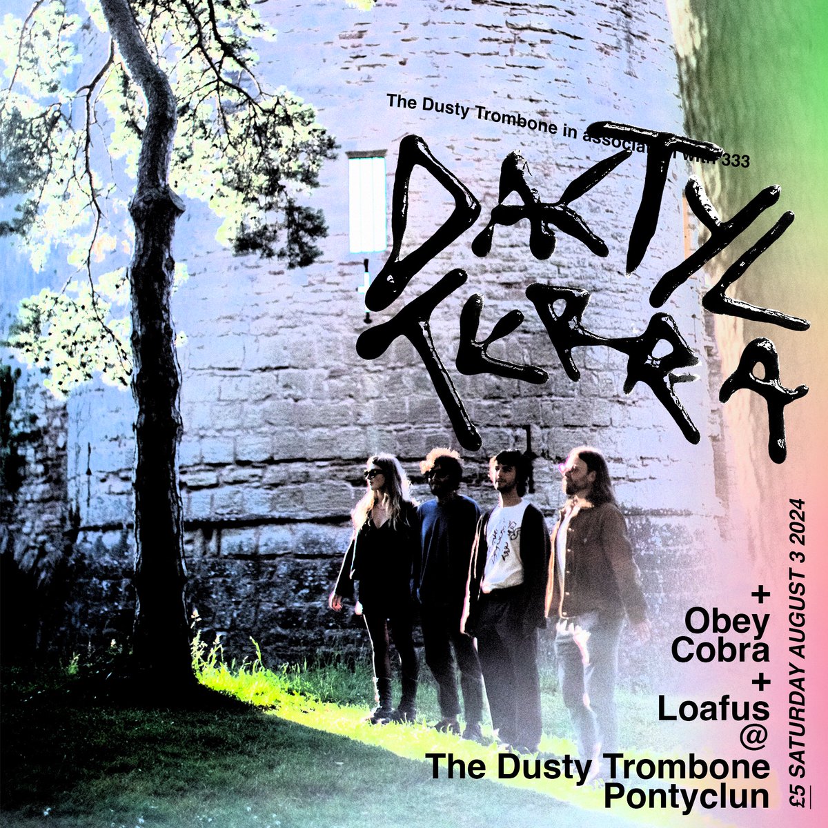 Dactyl Terra (@dactylterraband) on Twitter photo Tonight we're playing a new venue in Pontyclun called the Dusty Trombone with absolutely legends <a href="/ObeyCobra_band/">Obey Cobra</a> & Loafus
It's the opening night, come on down! Tonight we're playing a new venue in Pontyclun called the Dusty Trombone with absolutely legends <a href="/ObeyCobra_band/">Obey Cobra</a> & Loafus
It's the opening night, come on down!