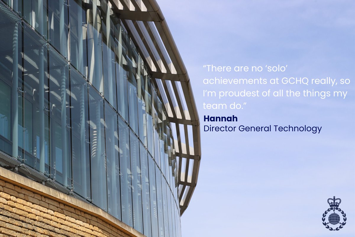 GCHQ's tweet image. Ever wondered what it&apos;s like to be a spy?

Our Director General for Technology, Hannah, gave BBC #Bitesize a glimpse behind the wire 🕵️‍♀️

🔗 bbc.co.uk/bitesize/artic…