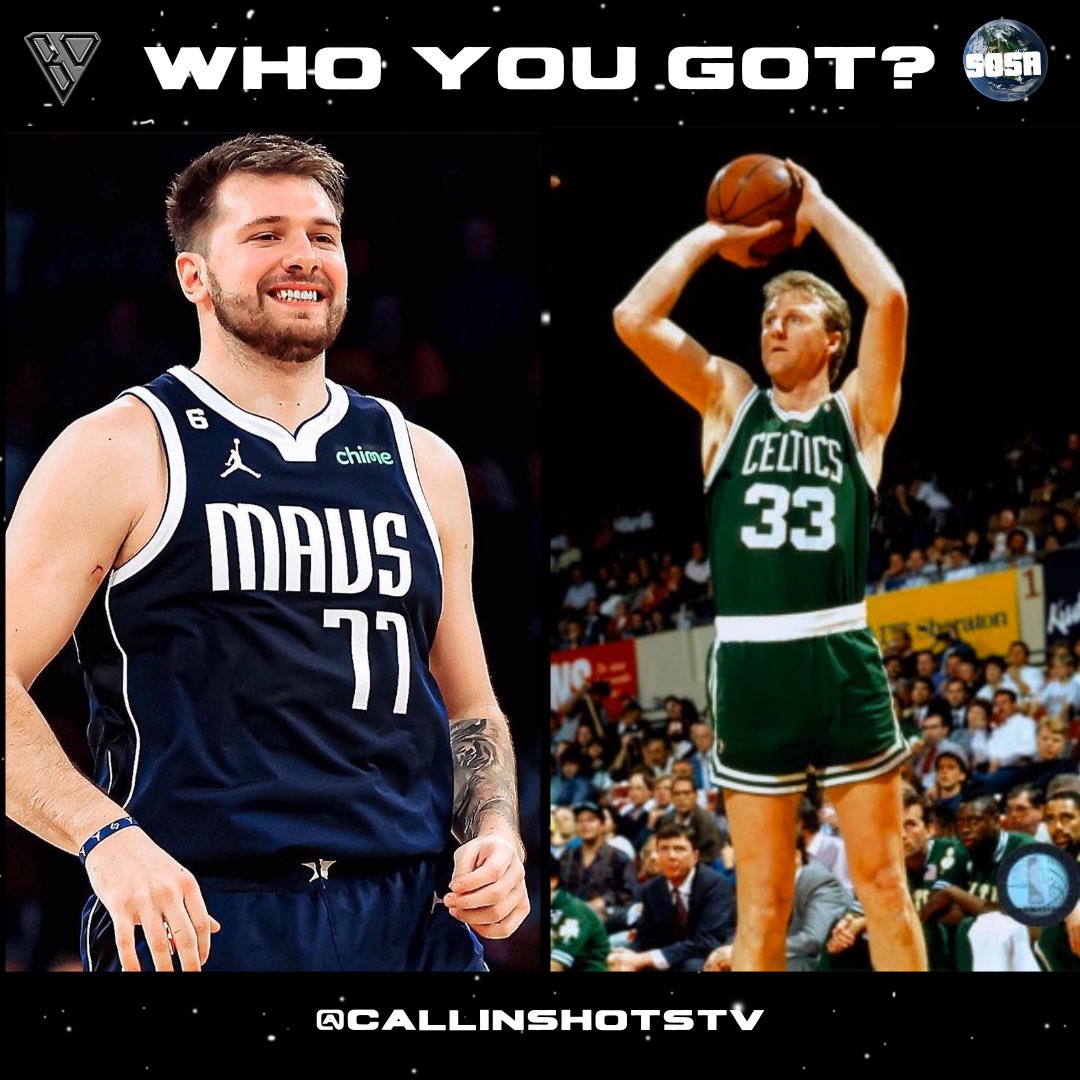 CallinShotsTV's tweet photo. Luka Doncic or Larry Bird? https://t.co/86qlqODQWC