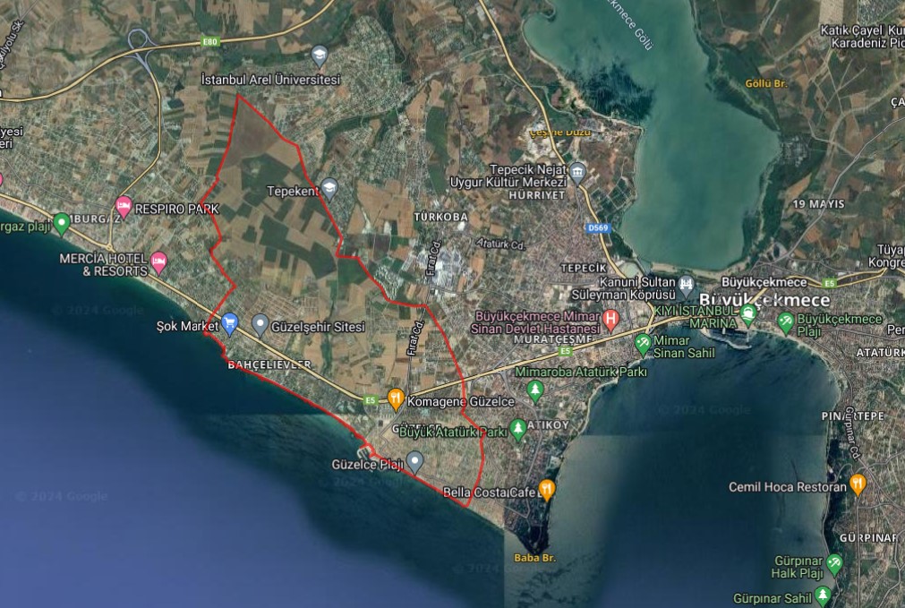 İstanbul, Büyükçekmece'de kat karşılığı 18 dönüm ve üzeri arsalar... 
D100 (E-5) yoluna cepheli
Kısmen Konut = H 2 kat = Emsal 0,40
Kısmen Ticari Hizmet = H 4 kat = Emsal 0,80
Kısmen Ticari Konut = H 3 kat = Emsal 0,60
Daha fazla bilgi almak için iletişime geçebilirsiniz...