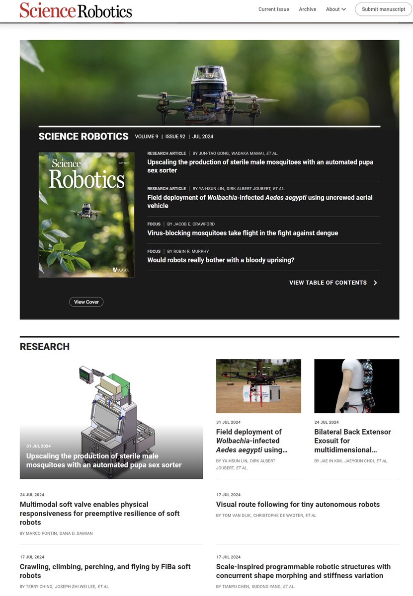 August appears to be the month of Wolbachia at Science Robotics science.org/journal/scirob…