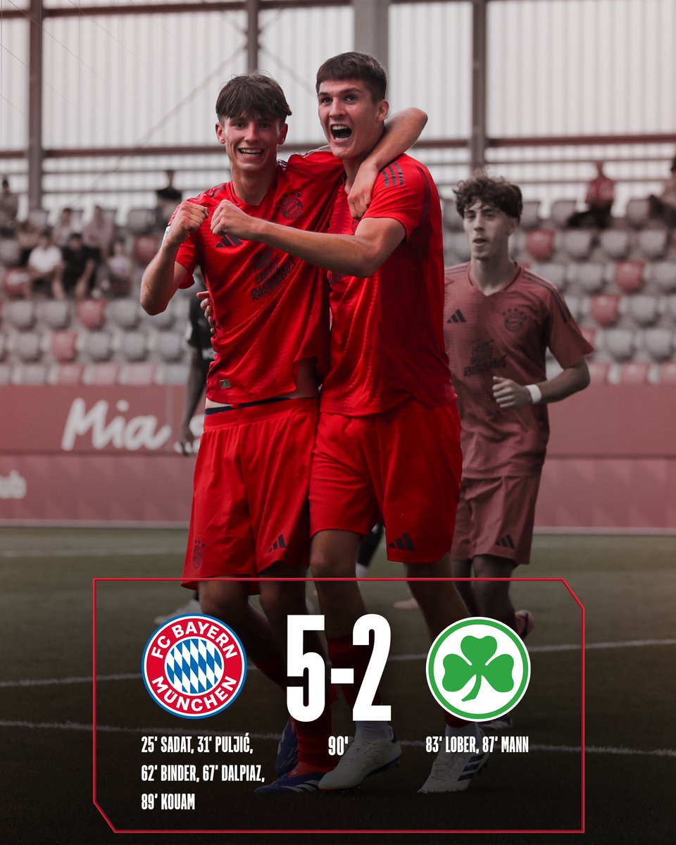 Auftakt nach Maß: Stark, Jungs! 🙌  #FCBU19 #FCBayern #MiaSanMia