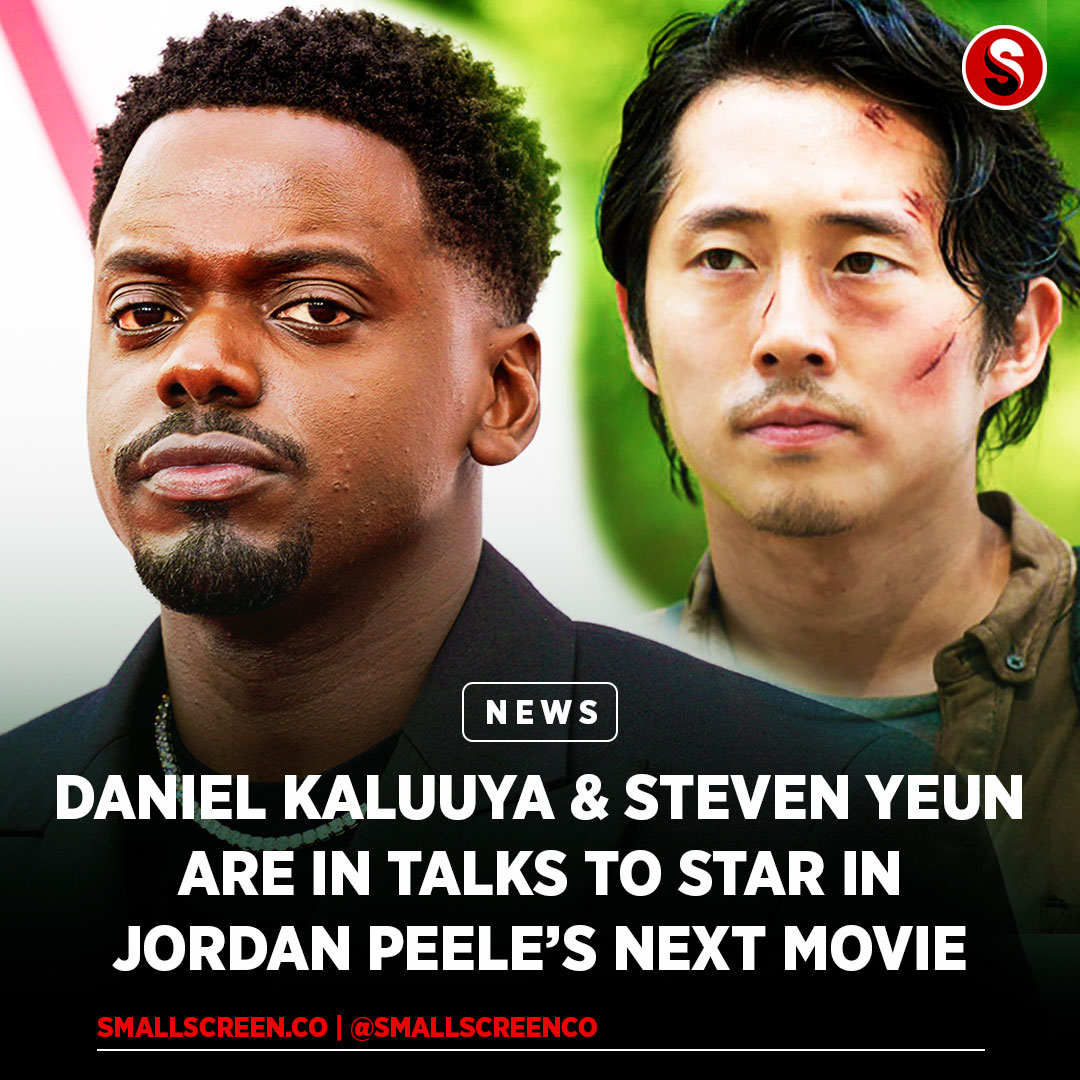 SmallScreenCo's tweet image. Jordan Peele's next movie COULD star both Daniel Kaluuya AND Steven Yeun!

This report comes to us via Daniel Richtman (aka @DanielRPK).

What do you make of this news?

We'd love to hear your thoughts in the comments below!  

#JordanPeele #DanielKaluuya #StevenYeun #Horror