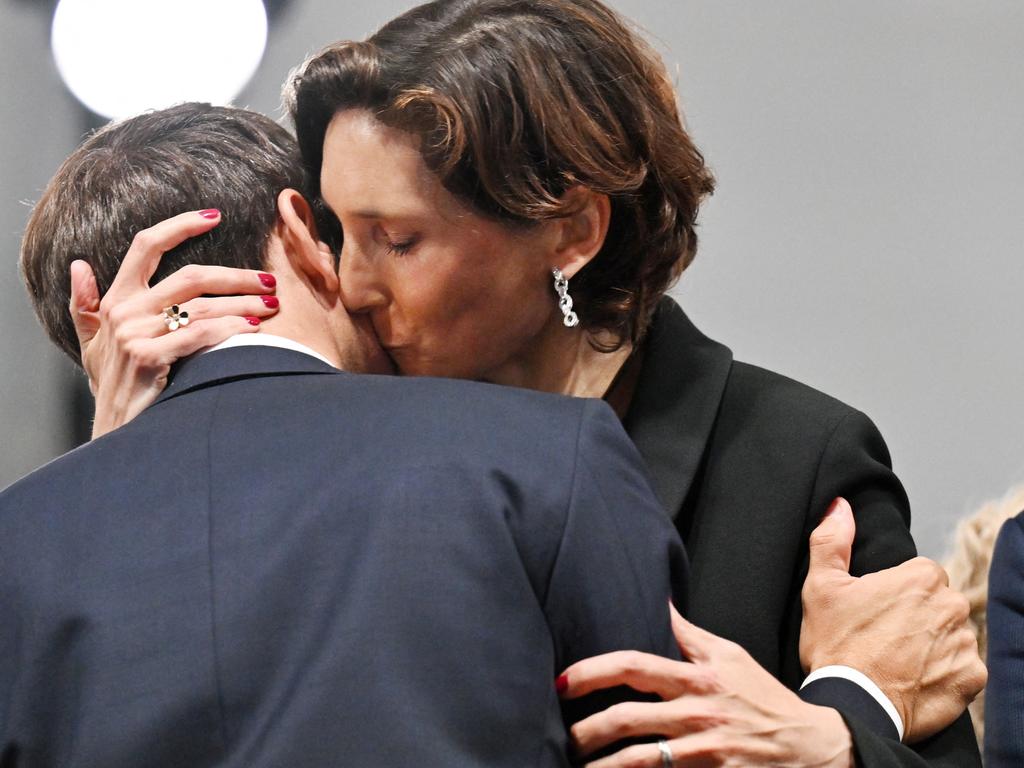 I'm worried that this Macron wet one was judged "indecent". I used to kiss my dear old mum around that spot on the cheek.