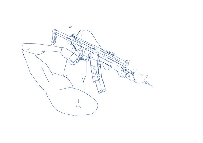 #これを見た人はSMG画面に晒せ
見かけたので便乗です。昔の趣味の都合上、四角い銃が好きだったりします。 