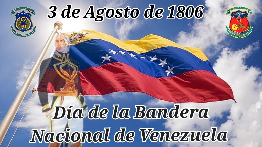 #3AGO1806, el Generalísimo Francisco de Miranda junto a su Expedición Libertadora tocó tierra venezolana en la Vela de Coro y ondeó por primera vez en el país la bandera tricolor. <a href="/vladimirpadrino/">Vladimir Padrino L.</a> <a href="/dhernandezlarez/">GJ. Domingo Hernández Lárez</a> 
<a href="/villano542/">GD Francisco Zapata</a>